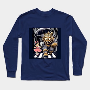 Big Daddy+Little Sister-For Retro Gamers Long Sleeve T-Shirt